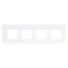 HA4802M4HHD Рамка Axolute Квадрат Белый 2+2+2+2 модуля Bticino