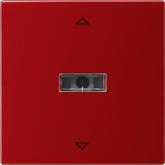 082043 Сенсорный выключатель управления жалюзи Красный Gira S-color