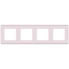 Рамка - 4 поста Розовый Legrand INSPIRIA 673964