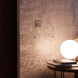 W1112009 Выключатель одноклавишный проходной (cеребряный рифленый) Antik Werkel a051348