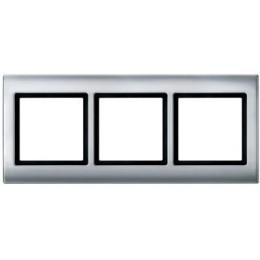 MTN400360 Рамка Aquadesign Алюминий 3-постовая Merten
