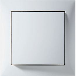 10118989 Рамка S.1 Полярная белизна с блеском 1-постовая Berker