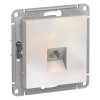 ATN000481 Atlasdesign Розетка телефонная RJ11, механизм, Жемчуг Schneider Electric