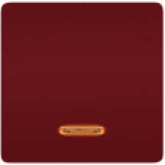 FD04312RW Клавиша широкая с подсветкой, цвет цвет red wine FEDE