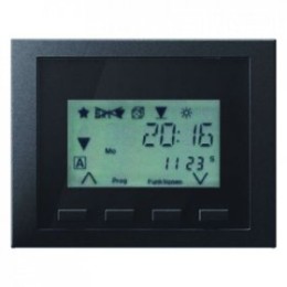 17757006 Tаймер RolloTec "Комфорт" с дисплеем и подключением датчика цвет: антрацит, матовый K.1 Berker