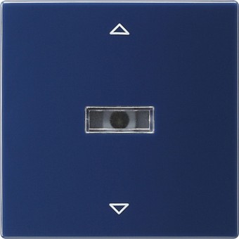 082046 Сенсорный выключатель управления жалюзи Синий Gira S-color