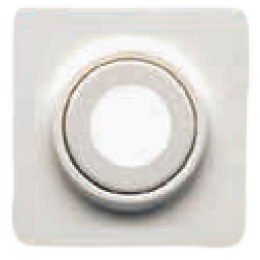 FD17763 Клавиша широкая для механизмов управления с ключем, цвет Белый FEDE