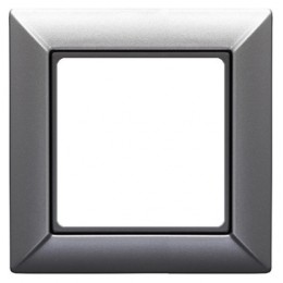 EP481AL Рамка ECO Profi Алюминий 1-постовая Jung