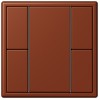 LC502TSA4320D Les Couleurs® Le Corbusier KNX кнопочный модуль F 50 с двумя парами кнопок terre sienne brulee 59 Jung