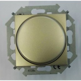 1591790-034 Регулятор напряжения поворотно-нажимной электронный, переключатель, 500Вт 230В, винтовой зажим, шамп Simon 15