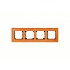MTN404402 Рамка M-Elegance Оранжевый кальцит 4-постовая Merten