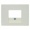 10350102 Центральная панель для розетки TAE цвет: белый, с блеском Arsys Berker