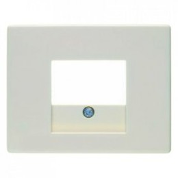 10350102 Центральная панель для розетки TAE цвет: белый, с блеском Arsys Berker
