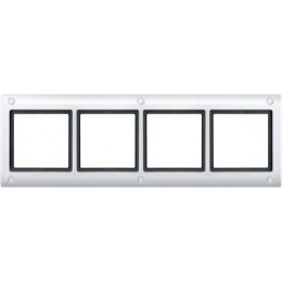 MTN401419 Рамка Aquadesign Полярный белый 4-постовая Merten