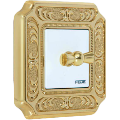 FD01351OB Рамка Siena Золото 1-постовая Fede
