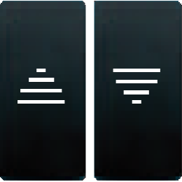 FD17769-M Клавиша широкая для жалюзи, цвет Черный FEDE