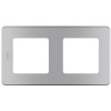 Рамка - 2 поста Алюминий Legrand INSPIRIA 673942