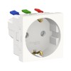 NU305718 Розетка с зазем., со штор., с быстроз. клем., 16А 250В, 2мод Белый Schneider Electric