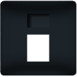 FD17896-M Одиночная монтажная плата RJ45, цвет Черный FEDE