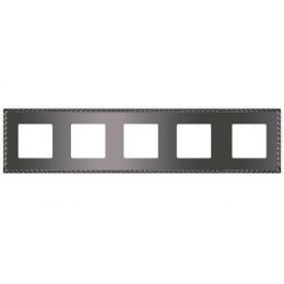 FD01215GR Рамка Toledo Graphite 5-постовая Fede