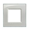 LNA4802KG Рамка LivingLight Квадрат Серое небо 2-модульная Bticino