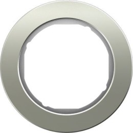 10112014 Рамка R.Classic Полярная белизна, нержавеющая сталь 1-постовая Berker