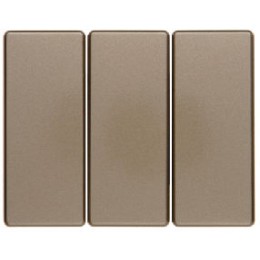 14659011 Клавиши для трехклавишного выключателя цвет: светло-бронзовый, лак Arsys Berker