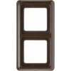 132901 Рамка с уплотнением IP44 Коричневый с блеском 2-постовая Berker