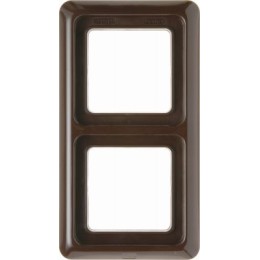 132901 Рамка с уплотнением IP44 Коричневый с блеском 2-постовая Berker