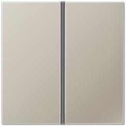 ES2402TSA Набор накладок, 2 группы, метал. ES Jung LS серия