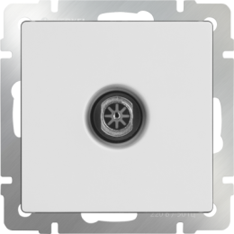 WL01-TV-2W ТВ-розетка проходная  (белая) Antik Werkel a033754