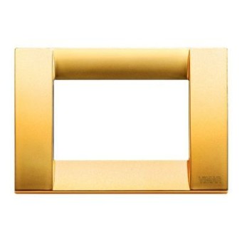 16733.33 Рамка Idea Classica Золото матовое 3-модульная Vimar