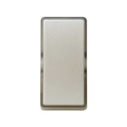 2710010-112 Клавиша декоративная сменная для выключателя (узкий модуль), Simon 27 Play, прозрачный серый