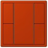 LC502TSA4320A Les Couleurs® Le Corbusier KNX кнопочный модуль F 50 с двумя парами кнопок rouge vermillon 59 Jung