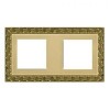 FD01222OB Рамка San Sebastian Bright Gold 2-постовая Fede