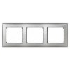 770333 Рамка Valena Алюминий матовый 3-постовая Legrand