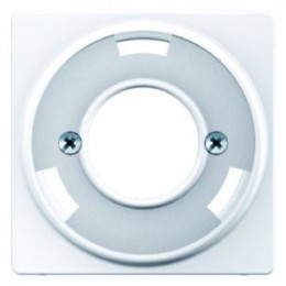 11986089 Центральная панель для светового сигнала Е14 цвет: полярная белизна, с эффектом бархата, Q.1 Berker