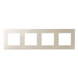 2400640-034 Рамка на 4 поста, шампань Simon 24