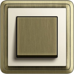 0211623 Рамка Classix Бронза / Кремовый 1-постовая Gira