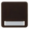 162901 Клавиша с полем для надписей цвет: коричневый, с блеском Влагозащищенный скрытый монтаж IP44 Berker
