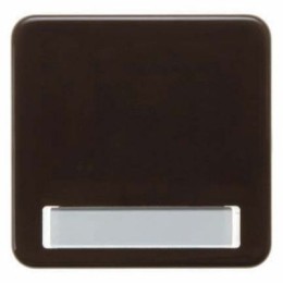 162901 Клавиша с полем для надписей цвет: коричневый, с блеском Влагозащищенный скрытый монтаж IP44 Berker