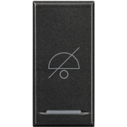 HS4915DD Axolute Клавиша Не беспок 1м антрац Bticino