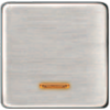 FD04312NS Клавиша для одноклавишных выключателей с подсветкой, цвет Nickel Satin FEDE