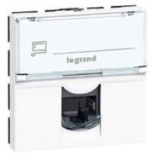 076554 Mosaic RJ45 UTP кат5е 2мод белая Legrand 076554 Mosaic RJ45 UTP кат5е 2мод белая Legrand