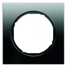 10112216 Рамка R.3 Черный, стекло 1-постовая Berker