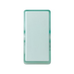 2710010-111 Клавиша декоративная сменная для выключателя (узкий модуль), Simon 27 Play, прозрачный зеленый