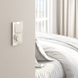 W1113062 Перекрестный выключатель одноклавишный (айвори матовый) Werkel a062420