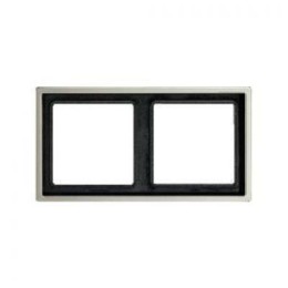 ES2982 Рамка LS 990 Нержавеющая сталь Edelstahl 2-постовая Jung