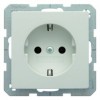 41436089 Штепсельная розетка SCHUKO цвет: полярная белизна, с эффектом бархата, Q.1 Berker