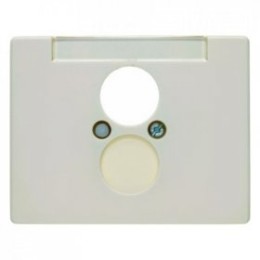 11850002 Центральная панель для розетки к громкоговорителю цвет: белый, с блеском Arsys Berker